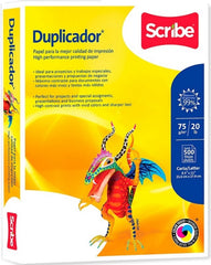 Bond Duplicador pack c/500 37kg Blanco 99% Carta 75g Scribe® 0336 Resma 7502233372549 01