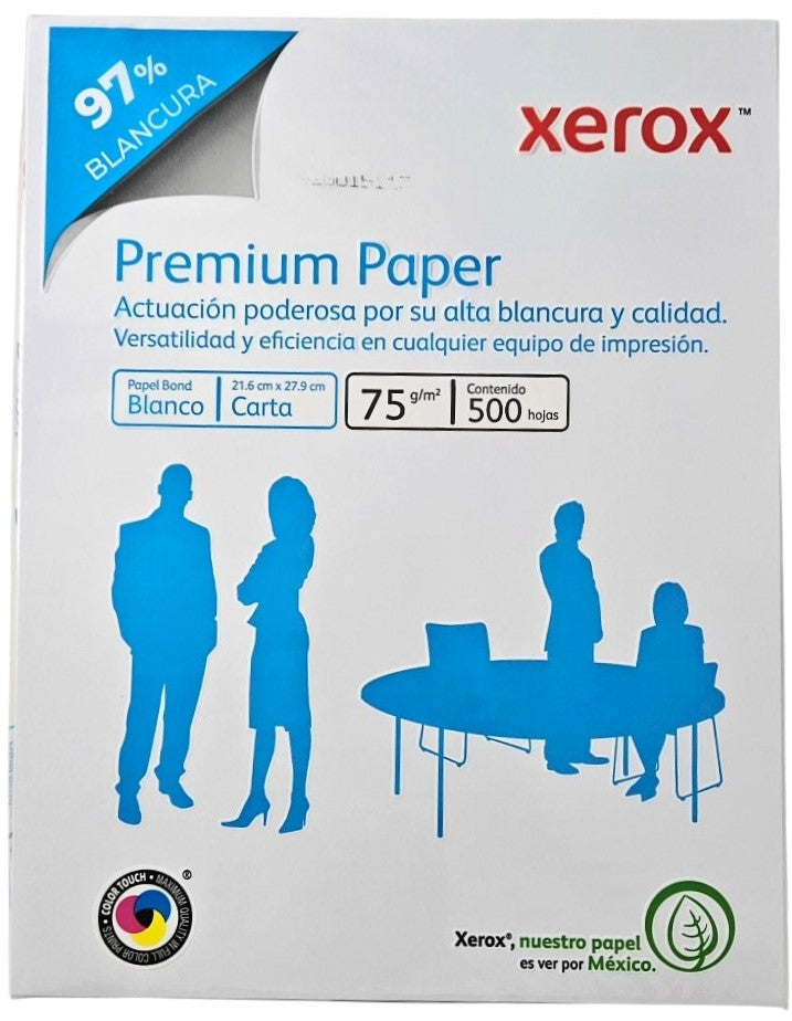 Bond Premium Azul pack c/500 37kg Blanco 97% Carta 75g Xerox® 003M00360 [Resma] 7503031897005 2