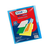 Fólder Bitono Starfile® pack c/25 Azul Carta STARfile® PH0090 Paquete 7501454572387 01