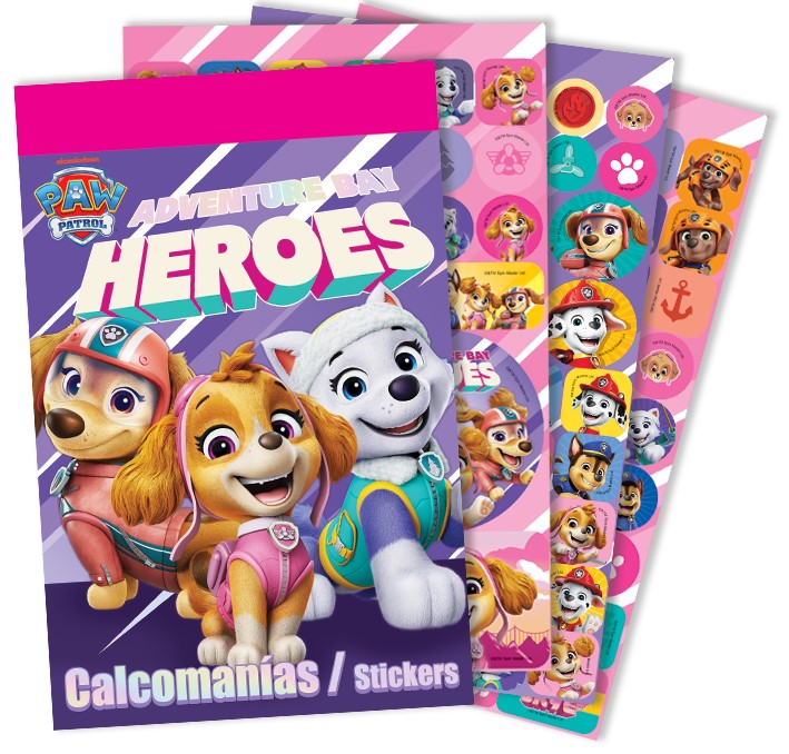 Calcomanía Block Paw Patrol Heroes Girl c/250 en 6 hojas 15×23.1cm granmark® 192-4 Pieza 75121494001