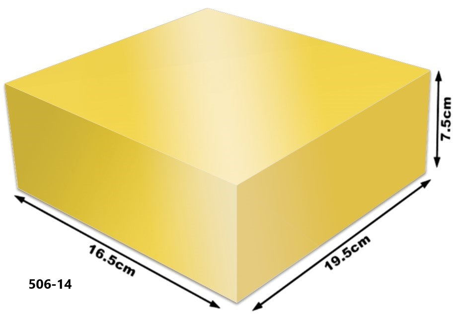 Caja Cartón Armada Navida Oro Media 16½×19½×7 granmark® 506/14 Pieza 751214909701 01