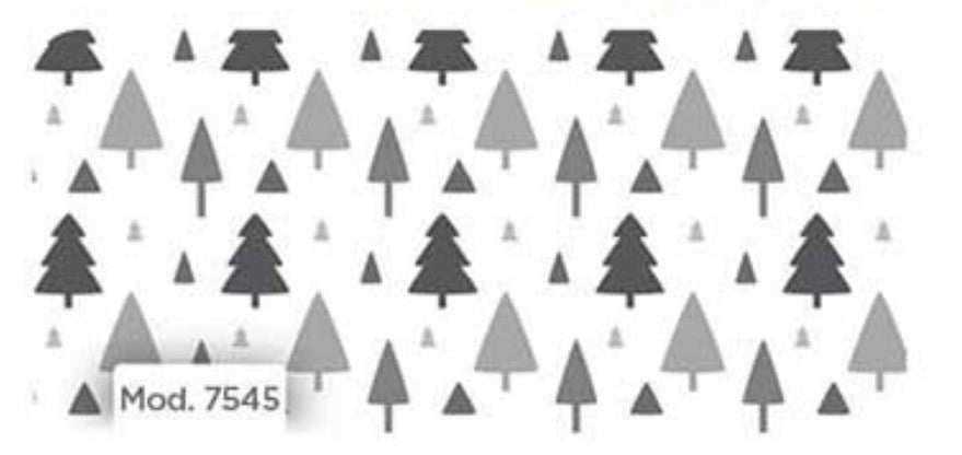 Papel p/Regalo Navidad Pinos Grises 70×51.3cm granmark® 930-7545 Hoja 751214172518 01