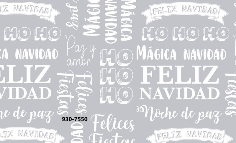 Papel p/Regalo Navidad Frases Varias 70×51.3cm granmark® 930-7550 Hoja 751214172563 01