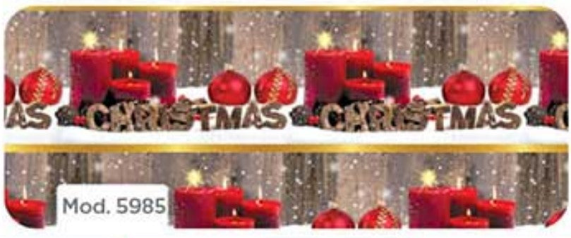 Papel p/Regalo Navidad Velas Navidad 70×51.3cm granmark® 930-5985 Hoja 751214156945 01