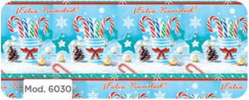 Papel p/Regalo Navidad Caramelos Coloridos 70×51.3cm granmark® 930-6030 Hoja 751214157393 01
