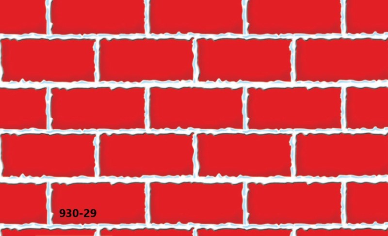 Papel p/Regalo Navidad Ladrillos Nevados 70×51.3cm granmark® 930-29 Hoja 751214104885 01