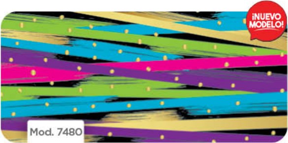 Papel p/Regalo Festejos Patrones Rayas Colores 70×51.3cm granmark® 930-7480 Hoja 751214171863 01