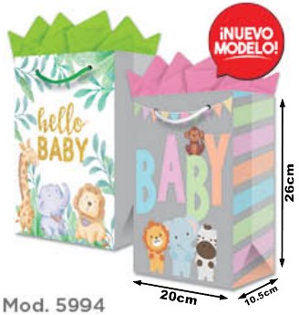 Bolsa p/RegaloTodaOcasión Animalitos Media 20×26+10½ granmark® 846-5994/6 Pieza 751214659095 01