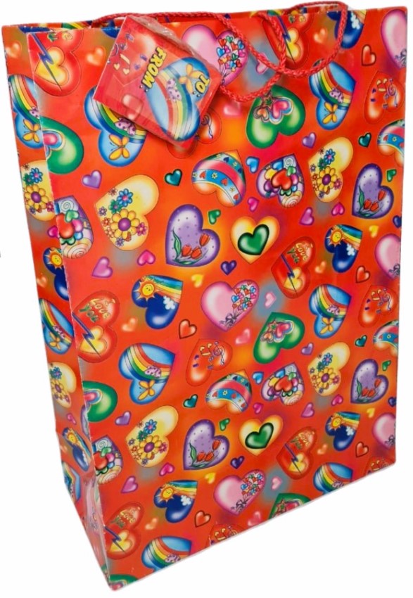 Bolsa Regalo San Valentín Varios modelos Grande 29×42+13.5 Grabaimage [Pieza] Imagen principal del producto