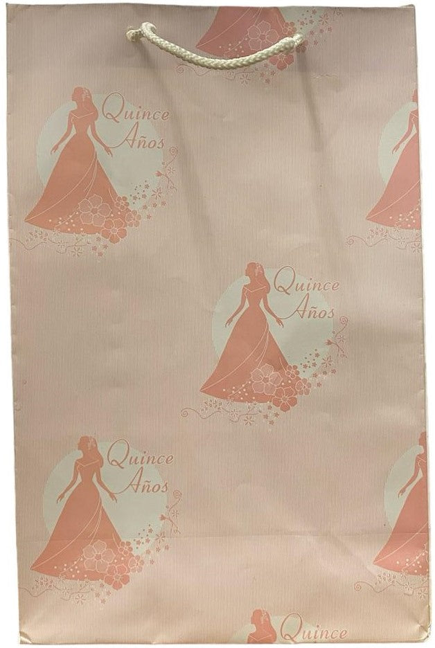 Bolsa p/Regalo XV años chica 15×24.5+7 Corelli [Pieza] 7501499640041 2