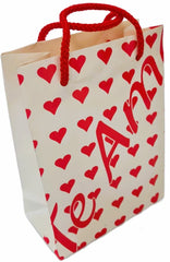 Bolsa Regalo San Valentín Te Amo chica 14×18+7 granmark® [Pieza]