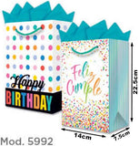 Bolsa p/RegaloTodaOcasión Confetti Chica 14×22½+7½ granmark® 847-5992/2 Pieza 751214659040 01