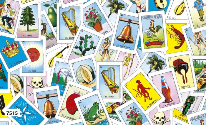 Papel p/Regalo Festejos Lotería Collage 70×51.3cm granmark® 930-7515 Hoja 751214172211 01