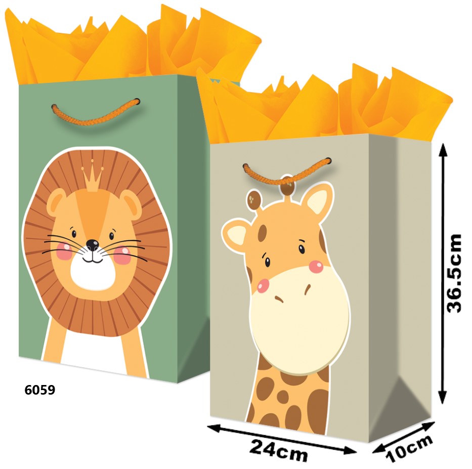 Bolsa p/RegaloTodaOcasión Animales Bebe Grand 24×36½+10 granmark® 845-5996/6 Pieza 751214659149 01
