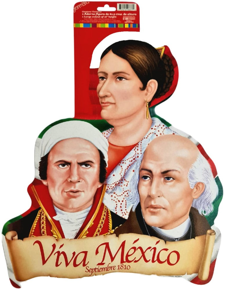 Adorno Fiestas Patrias VívaMéxico Septiembre1810 Figur 41.5cm granmark® 6000-44 [Pieza] 751214512093 2