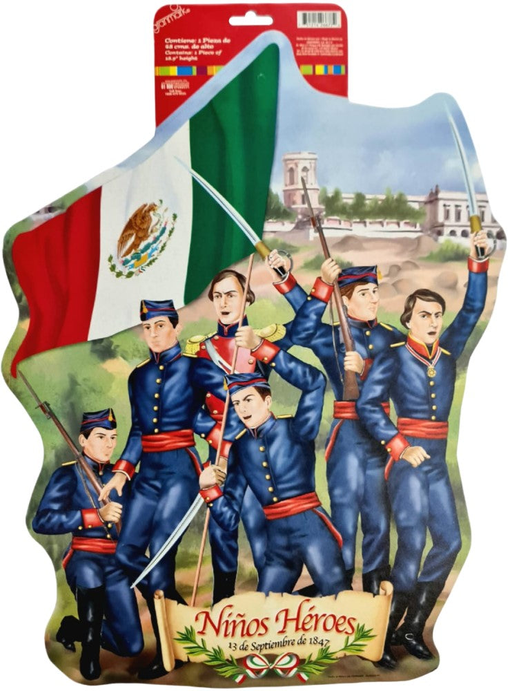 Adorno Fiestas Patrias Niños Héroes 13 Sep.1847 Figur 48cm granmark® 6000-41 [Pieza] 751214512031 2