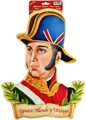 Adorno Fiestas Patrias Ignacio Allende y Unzaga Figur 46.7cm granmark® 6000-50 [Pieza] 751214512123