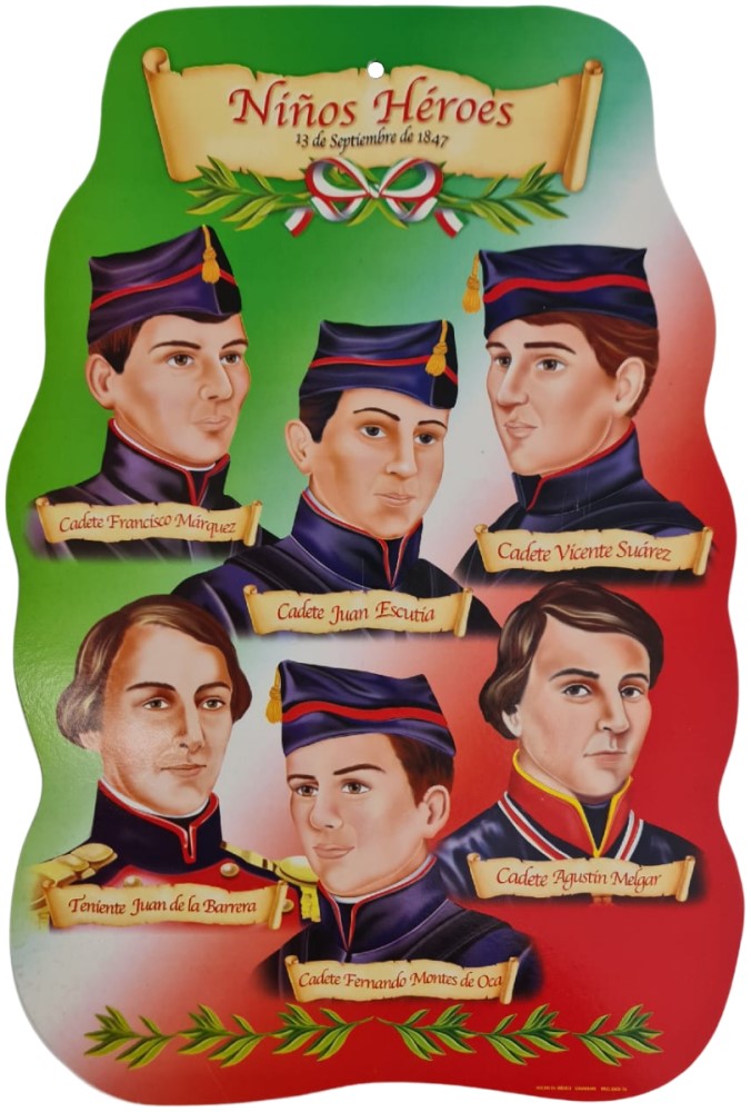 Adorno Fiestas Patrias Niños Héroes 13 Sep 1847 Figur 40cm granmark® 6000 [Pieza]