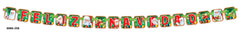 Adorno Navidad Móvil Letrero Santa FelizNavida 2.3m granmark® 6066-258 [Pieza] 751214273154