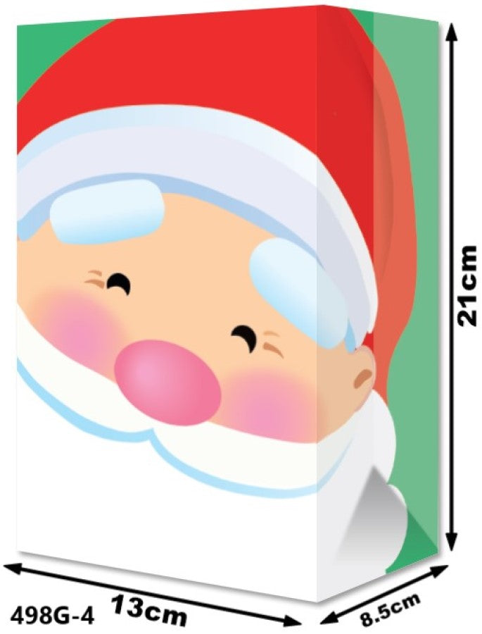 Bolsa p/Regalo Navidad Bond Santa Dulce Dulcera 21×13+8½cm granmark® 498G-4 Pieza 751214902184 01