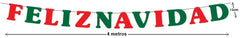 Guirnalda Móvil Feliz Navidad Rojo Verde 12 letras 13cm×4m granmark® 6185-23 [Pieza] 751214901835