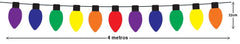 Guirnalda Móvil Focos Navideños 11 focos 22cm×4m granmark® 6185-33 [Pieza] 751214919243