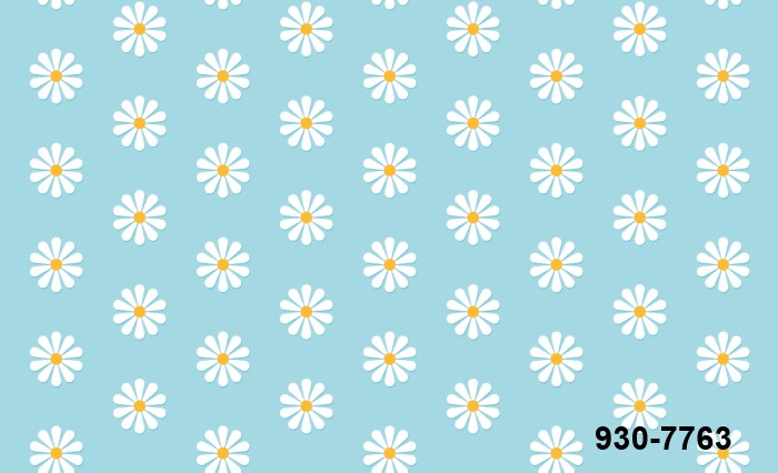 Papel p/Regalo Festejos Margaritas Turquesa 70×51.3cm granmark® 930-7763 Hoja 751214174857 01