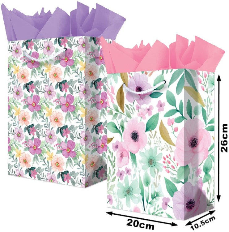 Bolsa p/RegaloTodaOcasión Petunias Moradas Media 20×26+10½ granmark® 846-6260/6 Pieza 751214668714 0
