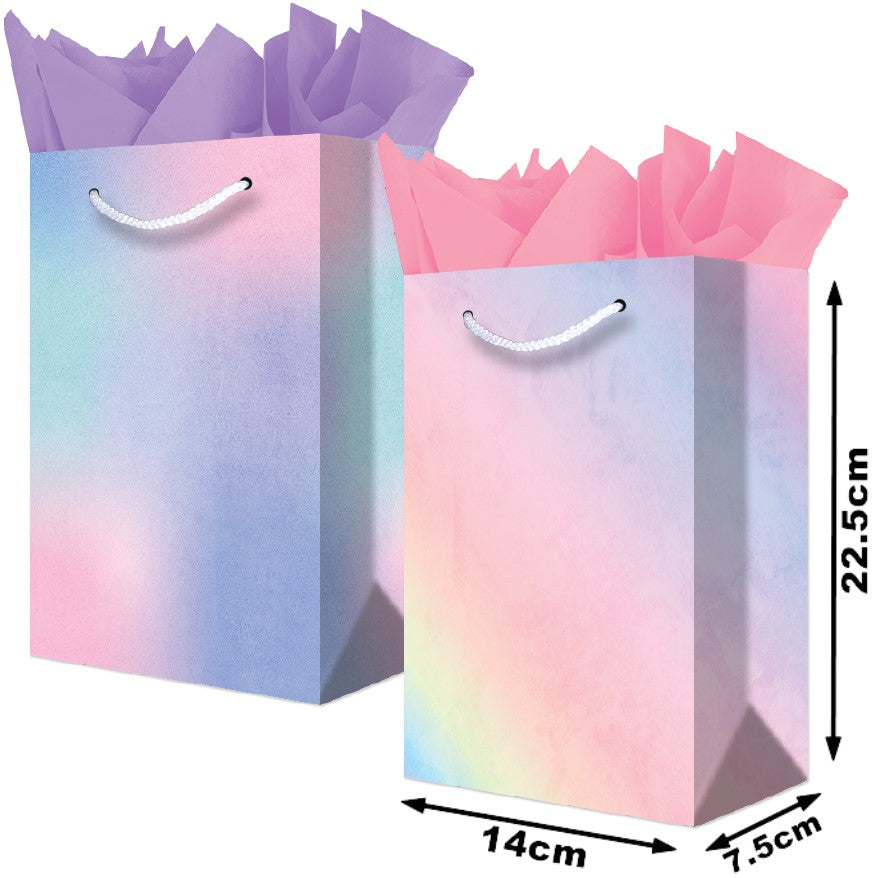 Bolsa p/RegaloTodaOcasión Gradientes y Nubes Chica 14×22½+7½ granmark® 847-6261/6 Pieza 751214668752