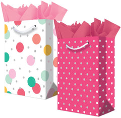 Bolsa p/RegaloTodaOcasión Dots y mas Dots Chica con Aplicación 14×22½+7½ granmark® 880-565/6 Pieza 7