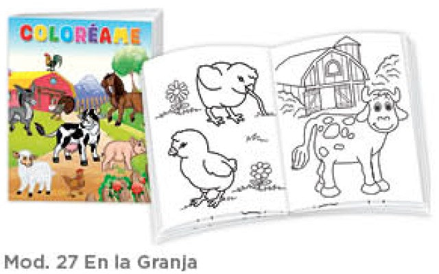 Cuaderno p/Colorear En la Granja c/16 Paginas Carta granmark® 776-27 Pieza 751214705235 01