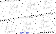 Papel p/Regalo Festejos Best Wishes 70×51.3cm granmark® 930-7565 Hoja 751214172716 01