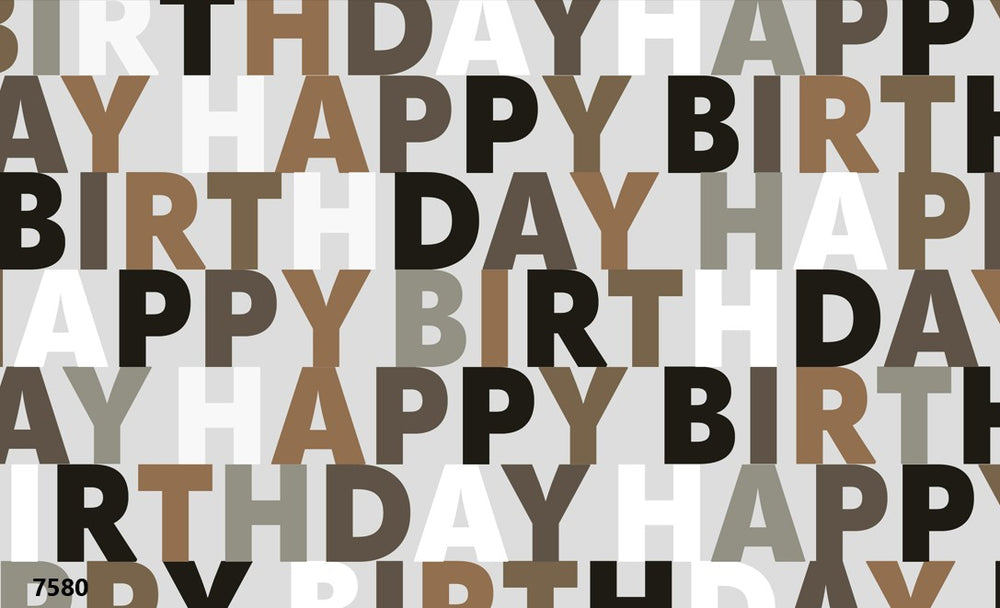 Papel p/Regalo Festejos Happy B-Day 70×51.3cm granmark® 930-7580 Hoja 751214172860 01