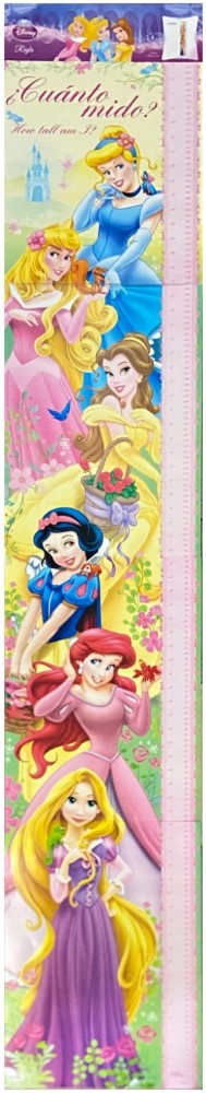 Póster Didáctico Regla Cuanto Mido? Princesas 35×195cm granmark® 1308- Pieza 751214531100 01