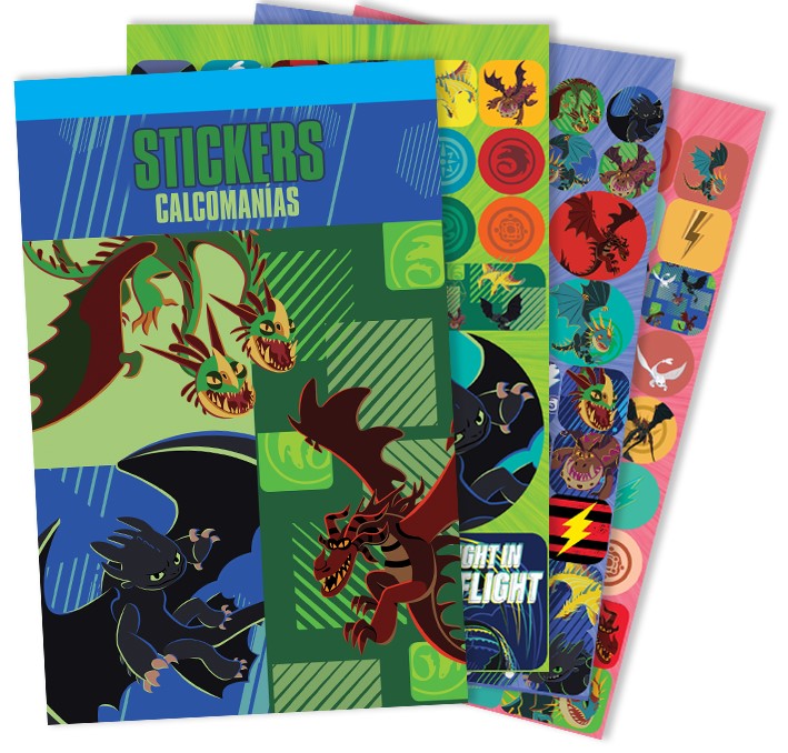 Calcomanía Block Cómo Entrenar a tu Dragón c/250 en 6 hojas 15×23.1cm granmark® 152-921 Pieza 751214