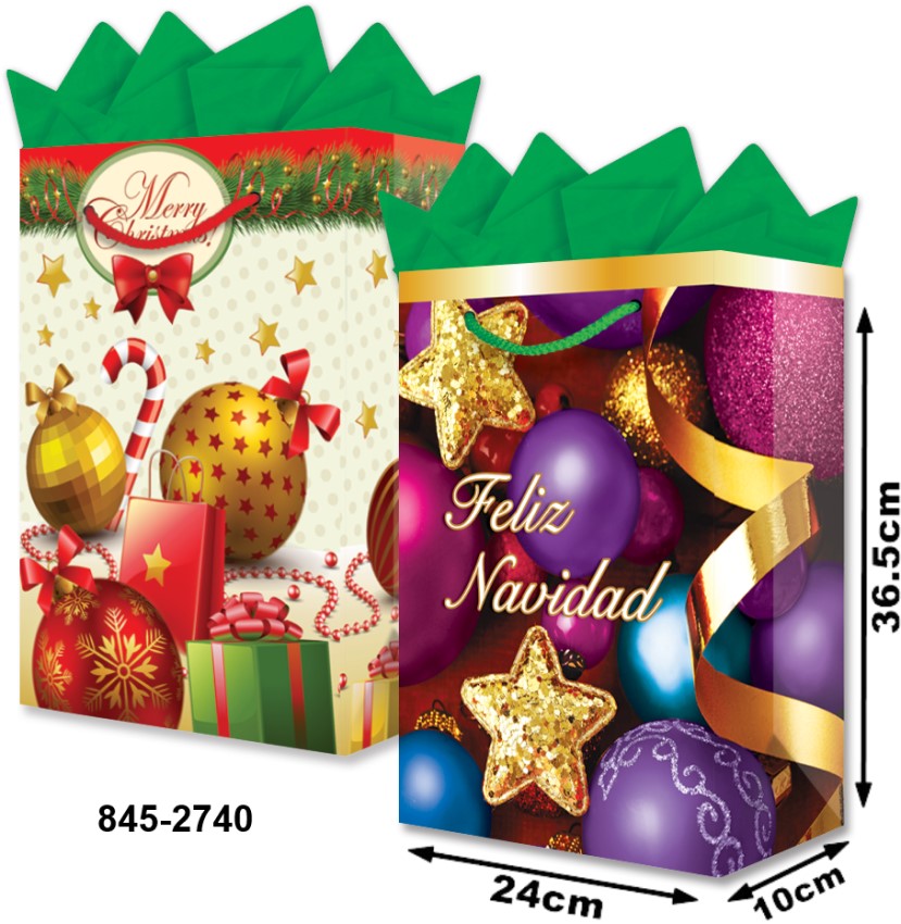 Bolsa p/Regalo Navidad Figuras Grand 24×36½+10 granmark® 845-2740/6 Pieza 751214420008 01