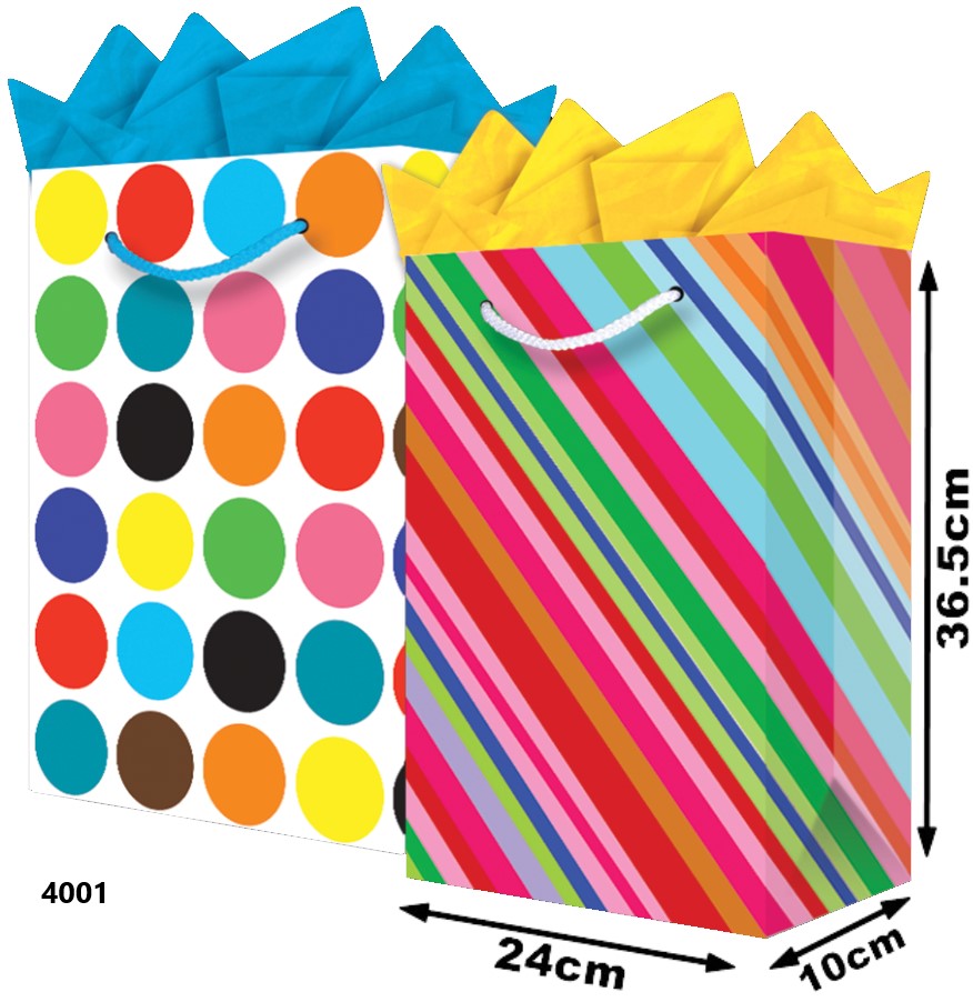 Bolsa p/RegaloTodaOcasión Big Dots Grand 24×36½+10 granmark® 845-4001/6 Pieza 751214486233 01