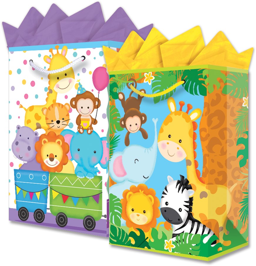 Bolsa p/RegaloTodaOcasión Bebe Trenecito Media 20×26+10½ granmark® 846-5253/6 Pieza 751214632296 01