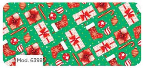 Papel p/Regalo Navidad Botas/Regalo/CarameloRojo 70×51.3cm granmark® 930-6398 Hoja 751214161055 01