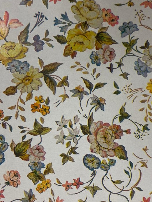 Papel p/Regalo Paquete Flores 6 c/25 70×49.5cm Colors® Paquete 01