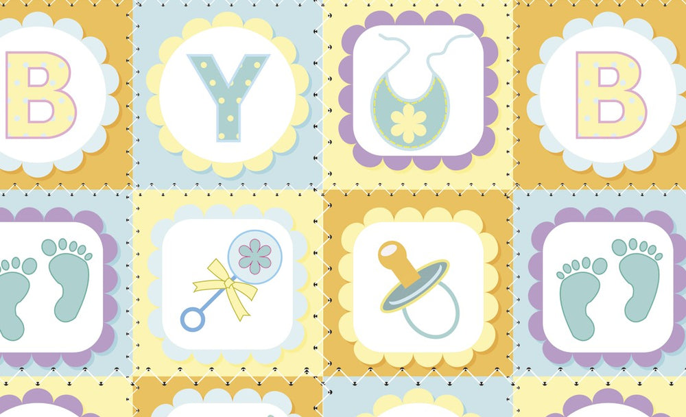 Papel p/Regalo Festejos Iconos Bebe Unisex 70×51.3cm granmark® 930-5429 Hoja 751214151261 01