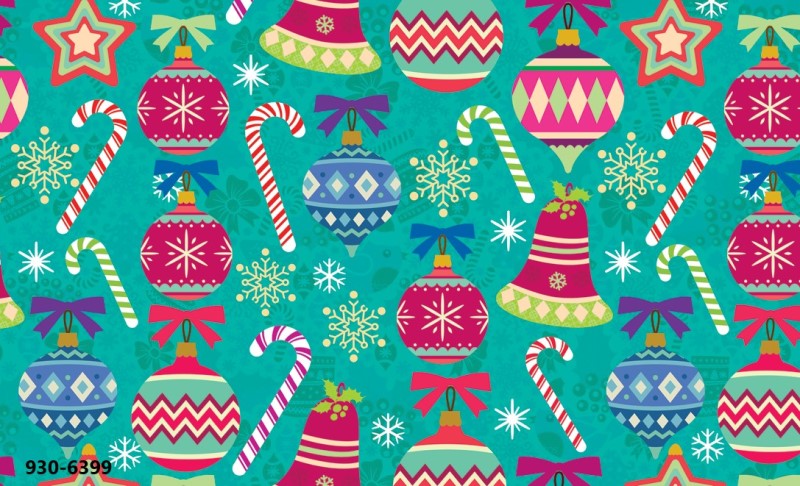 Papel p/Regalo Navidad Esferas Coloridas 70×51.3cm granmark® 930-6399 Hoja 751214161062 01