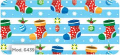 Papel p/Regalo Navidad Botas de Colores 70×51.3cm granmark® 930-6439 Hoja 751214161468 01