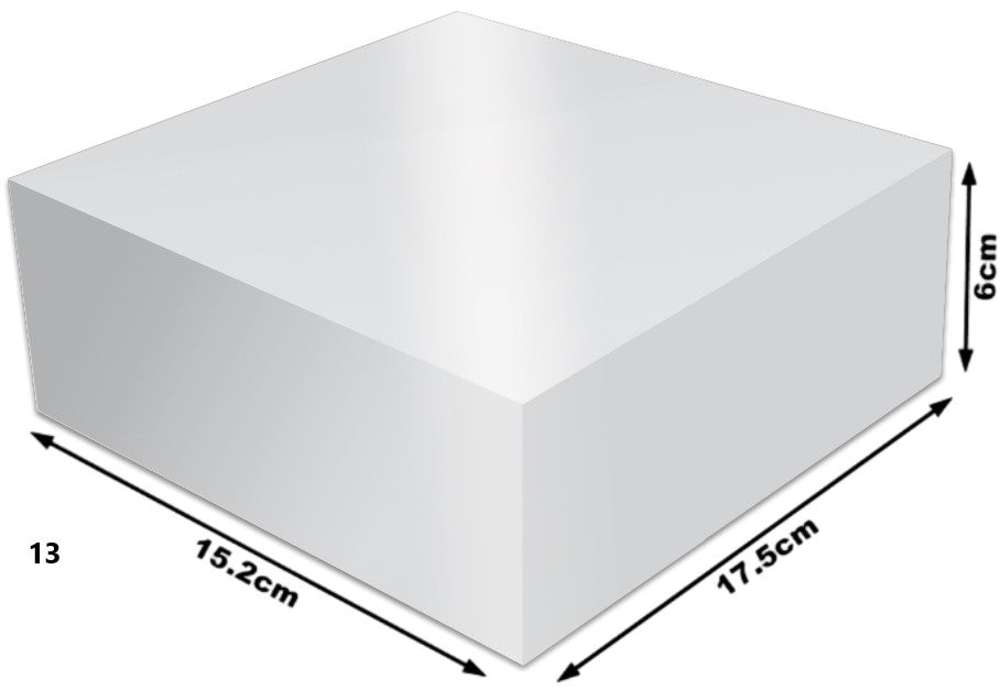 Caja Cartón Armada Navida Plata Chica 15×17½×6 granmark® 505/13 Pieza 751214909664 01