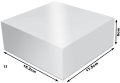 Caja Cartón Armada Navida Plata Chica 15×17½×6 granmark® 505/13 Pieza 751214909664 01