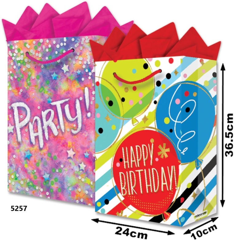 Bolsa p/RegaloTodaOcasión Eileen Confetti Grand 24×36½+10 granmark® 845-5257/6 Pieza 751214632395 01