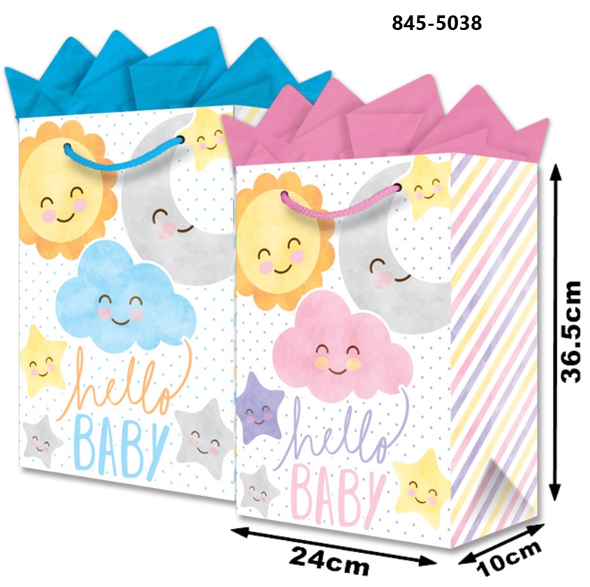 Bolsa p/RegaloTodaOcasión Nubecitas Niño Grand 24×36½+10 granmark® 845-5038/6 Pieza 751214625830 01