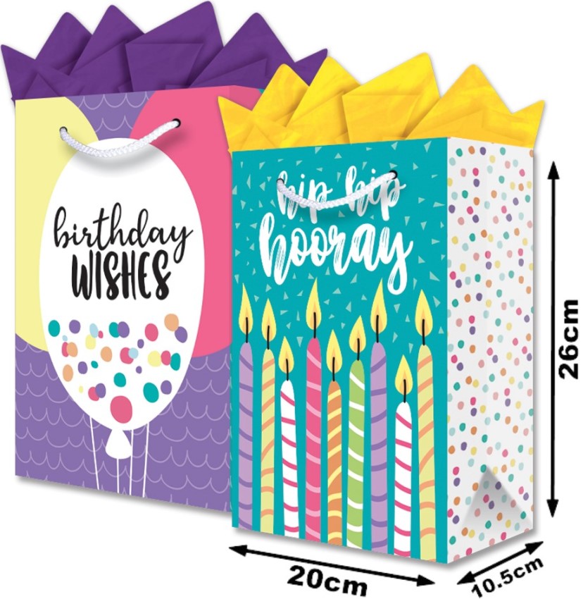 Bolsa p/RegaloTodaOcasión Globos Wishes Media 20×26+10½ granmark® 846-5763/6 Pieza 751214650382 01