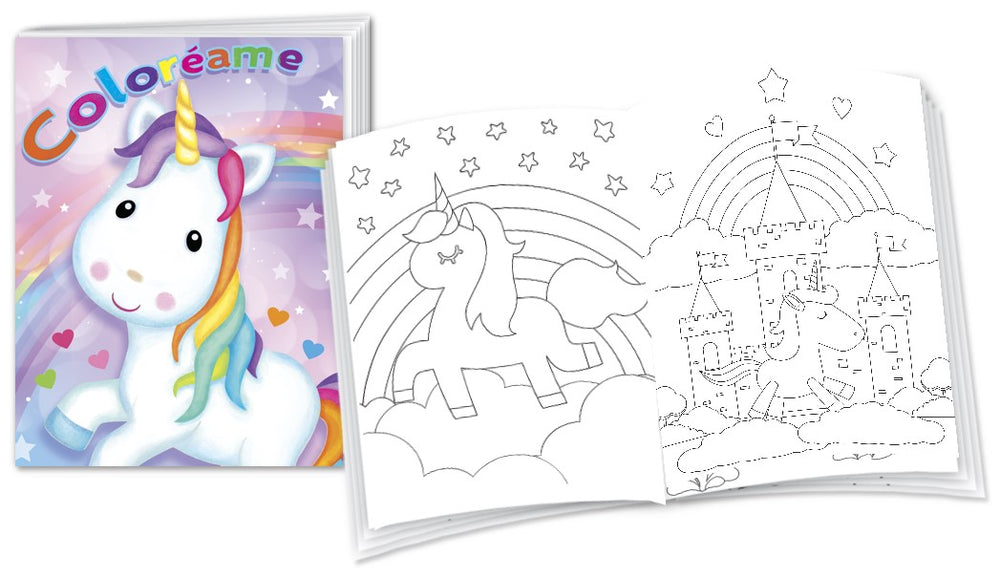 Cuaderno p/Colorear Unicornios c/16 Paginas Carta granmark® 776-63 Pieza 751214749208 01