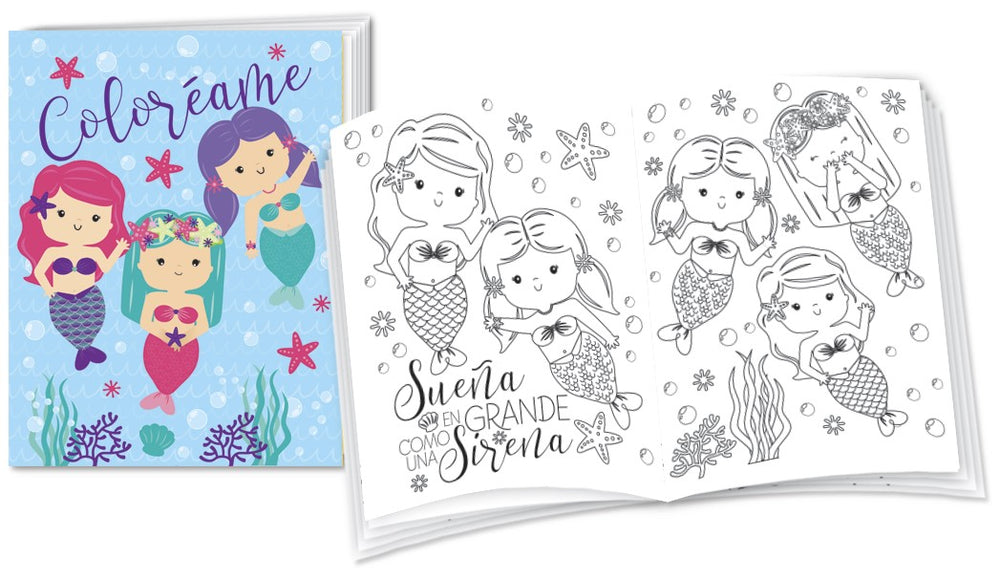 Cuaderno p/Colorear Sirenas c/16 Paginas Carta granmark® 776-69 Pieza 751214760401 01